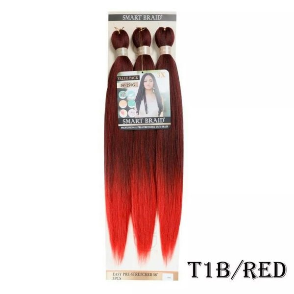 Smart Braid Smart Braid - Vlechthaar - Al uitgerekt en klaar voor gebruik - Versnelt vlechten en vermindert pluis - Geeft volle elegante lengte - 71cm