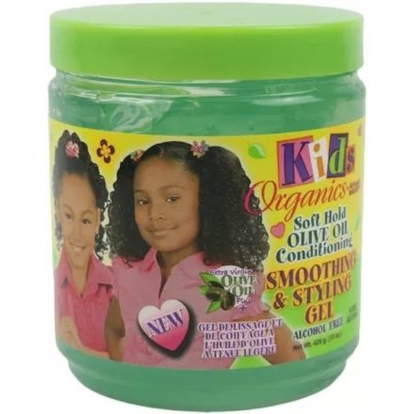 Africa's Best Kids Originals Africa's Best Kids Organics - Gel - Lichte hold zonder het haar te verzwaren - Maakt haar glad en beheersbaar - Kinderen - 425g