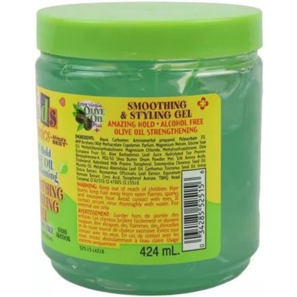 Africa's Best Kids Originals Africa's Best Kids Organics - Gel - Lichte hold zonder het haar te verzwaren - Maakt haar glad en beheersbaar - Kinderen - 425g