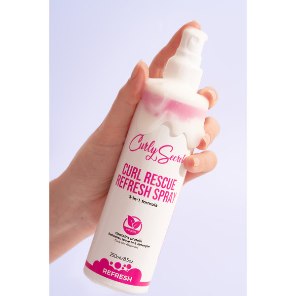 Curly Secret Curly Secret - Multifunctionele spray - Verfrisser, leave-in conditioner en ontwarrer - Voor steil, golvend, krullend en kroeshaar - 250ml