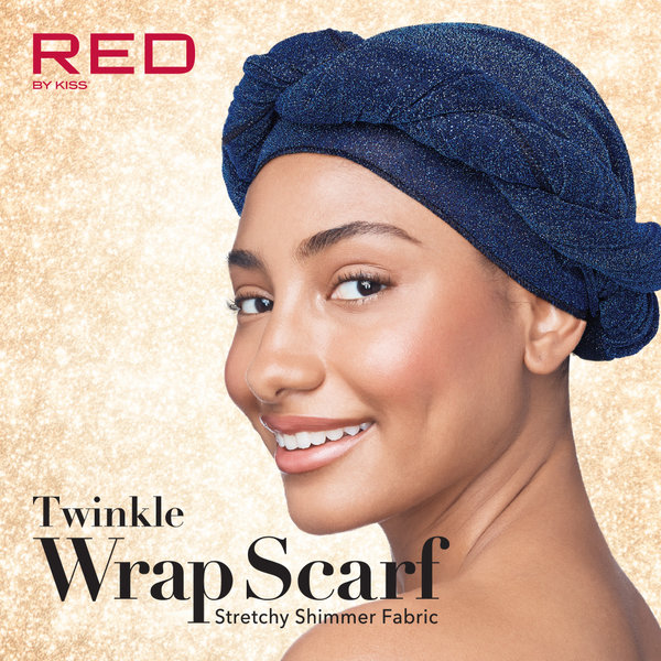 Red by Kiss Red by Kiss Twinkle Wrap Scarf - Blue (HQ185)