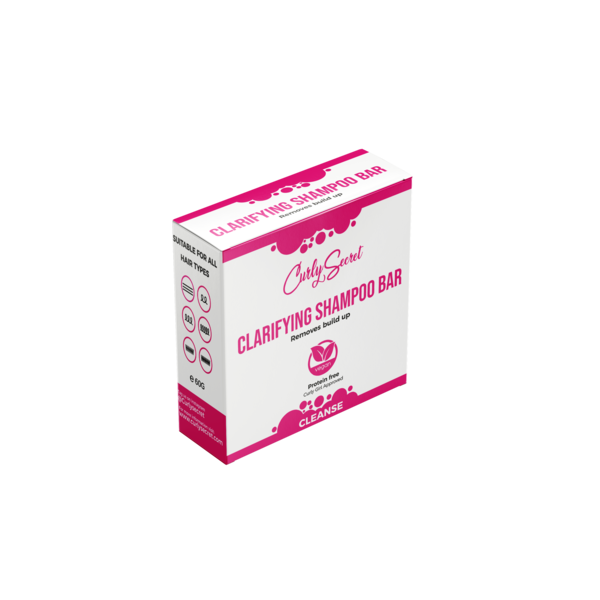 Curly Secret Curly Secret - Essentiële shampoo bar - Reinigt, verfrist haar en hoofdhuid grondig - Eén bar vervangt drie flessen shampoo - 60g