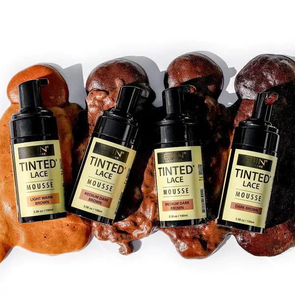 EBIN New York EBIN New York - Lace mousse – Light Warm Brown – Lichtgewicht schuim met pigment – Eenvoudig aan te brengen – 100ml