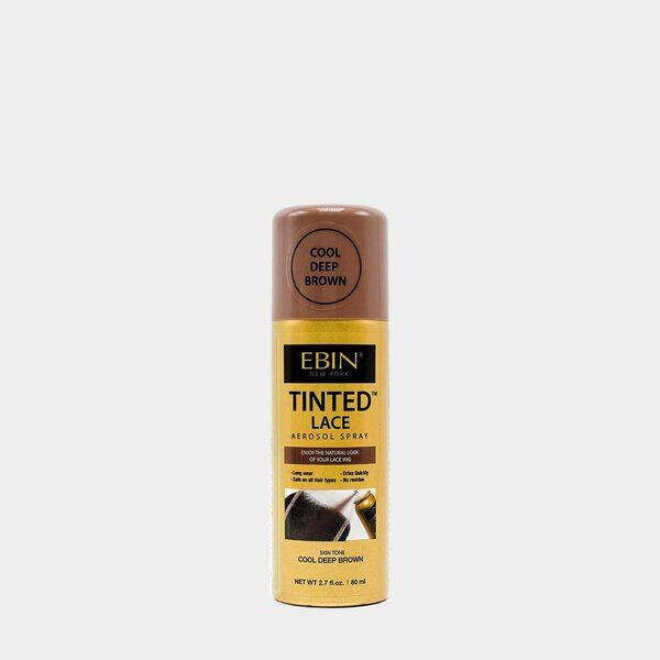 EBIN New York EBIN Tinted Lace Aerosol Spray - Cool Deep Brown 80ml