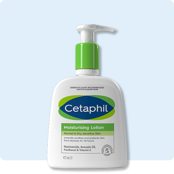 Cetaphil Cetaphil- Hydraterende lotion - Herstelt de vochtbarriere - Verzacht en hydrateert de gevoelige huid - 473ml