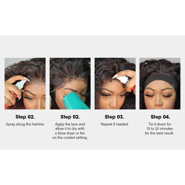 EBIN New York EBIN New York - Lace spray Supreme – Naadloze blending met sterke hold – Verzorgt met vitamine E en zijde – Frisse fruitige geur zonder irritatie – 250ml