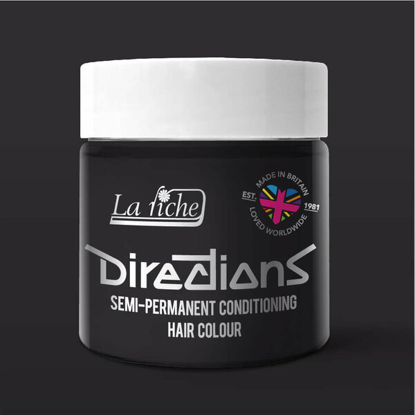 Directions Hair Colour Directions Hair Colour - Haarkleuring creme Ebony – Geeft diepe glans en rijke tint – Voedt en verzacht het haar – Vegan en diervriendelijk – 88ml