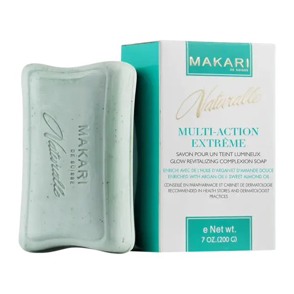 Makari Makari - Exfolierende zeep - Verwijdert dode huidcellen voor een gladdere huid - Hydrateert en voedt met natuurlijke olien - 200g