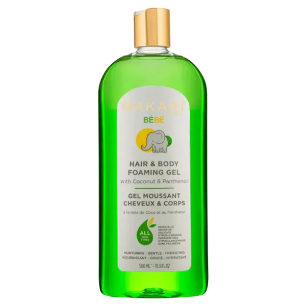 Makari Makari Bebe Hair & Body Foaming Gel 500ml