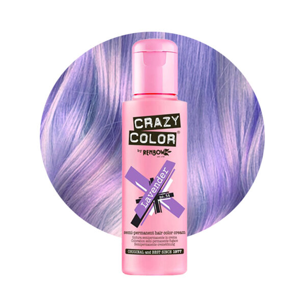 Crazy Color Crazy Color LAVENDER- Pastel Purple  Hair Dye 100ml