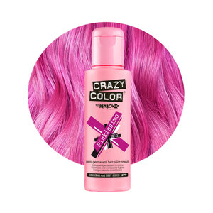 Crazy Color PINKISSIMO Semi-Permanent Hot Pink Hair Dye 100ml