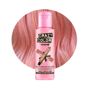 Crazy Color ROSE GOLD Semi-Permanent Metallic Pink Hair Dye 100ml