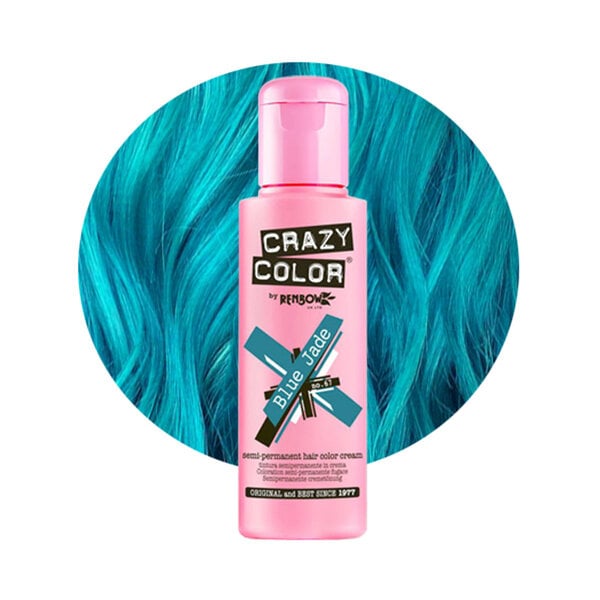 Crazy Color Crazy Color BLUE JADE Semi-Permanent Teal Hair Dye 100ml