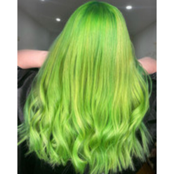 Semi permanent on sale green hair dye