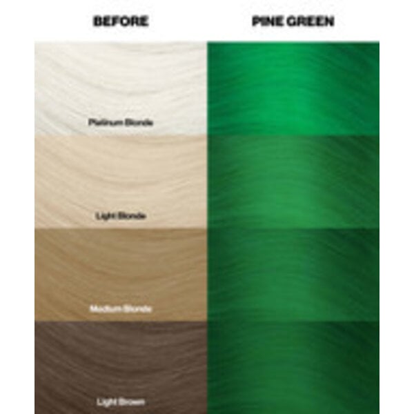 Crazy Color Crazy Color - Haarkleur Forest Green – Geeft diepe bosgroene tint – Voedt met natuurlijke olien – Eenvoudig aan te brengen – 100ml