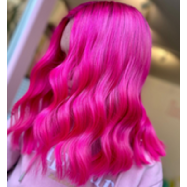 Crazy Color Crazy Color - Semi-permanente haarkleuring - UV-reactieve gloed - Eenvoudig aan te brengen - Neonroze - 100ml