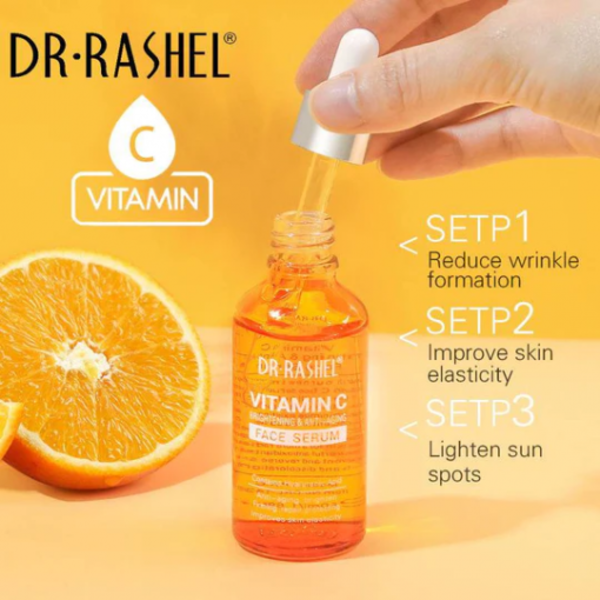 Dr Rashel Dr Rashel - Vitamine C serum - Vermindert rimpels, verheldert huid en vervaagt verkleuringen - 50ml