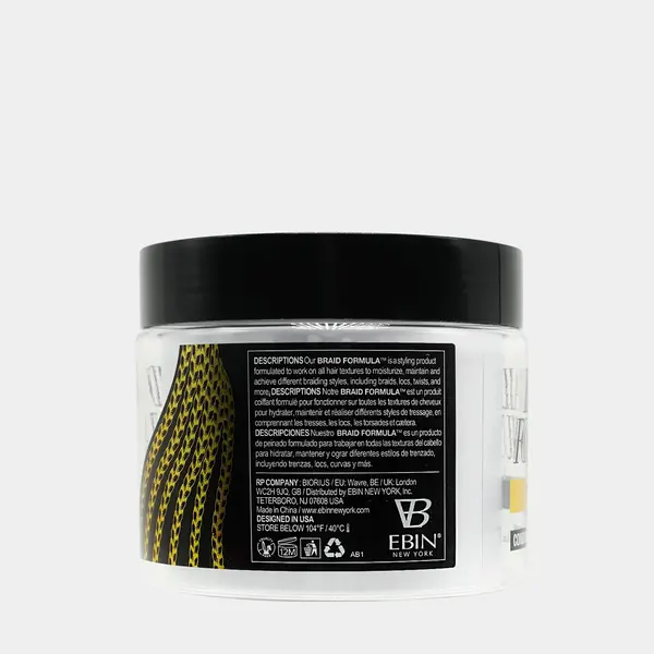 EBIN New York EBIN New York - Stylinggel - Biedt stevige langdurige hold - Hydrateert zonder residu - Ideaal voor vlechten en twists - 310ml