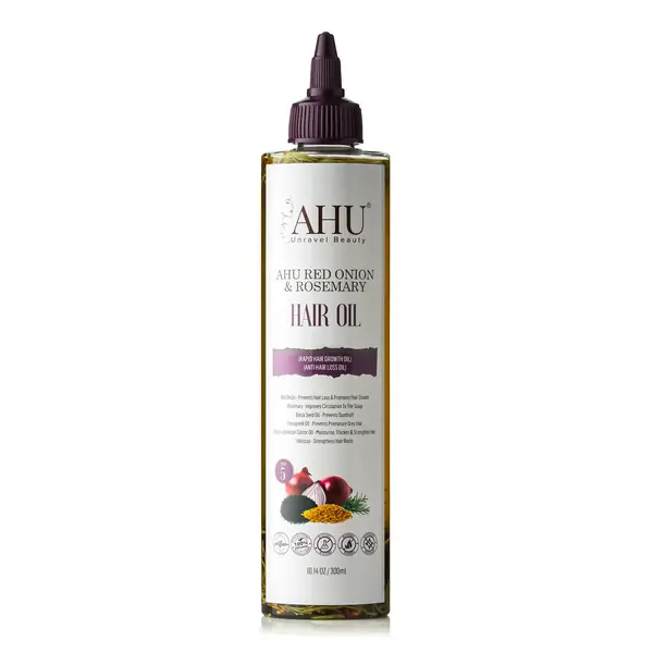 AHU AHU Red Onion & Rosemary Hair Oil 300ml