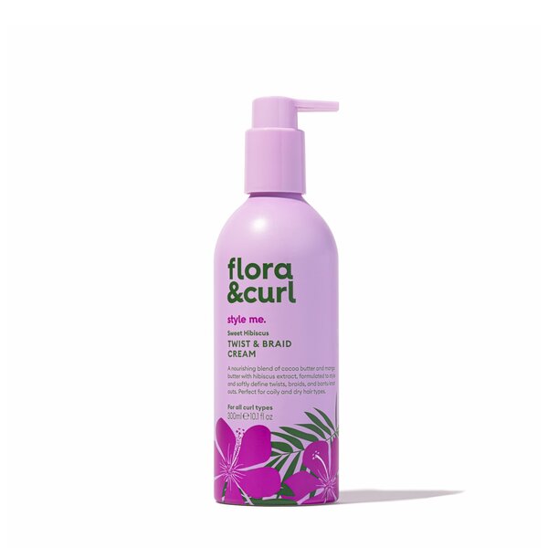 Flora & Curl STYLE ME - Sweet Hibiscus Twist & Braid Cream (300ml)