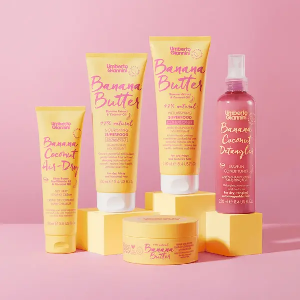Umberto Giannini Banana Butter Nourishing Hair Collection