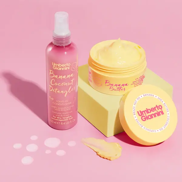 Umberto Giannini Banana Butter Leave-in Styling Duo