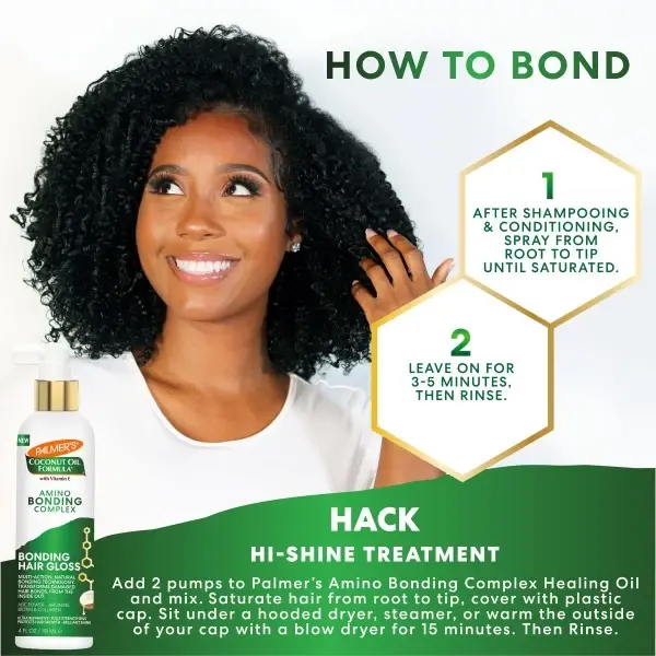 Palmer's Palmer's Coconut Oil Formula Amino Bonding Complex Bonding Hair Gloss 118ml