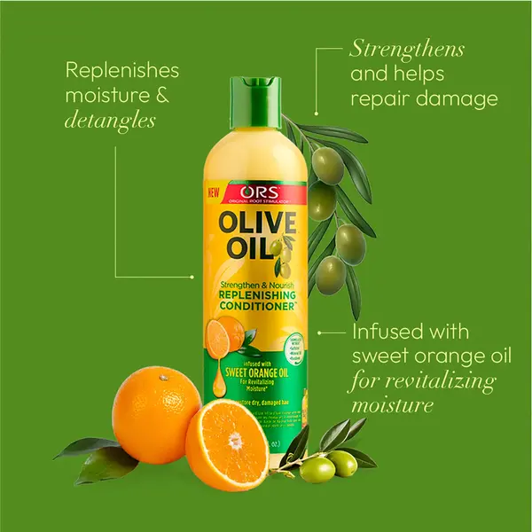 ORS ORS - Conditioner - Diep hydraterend, versterkt haar van binnenuit - Herstelt vocht- en proteinegehalte - 362ml