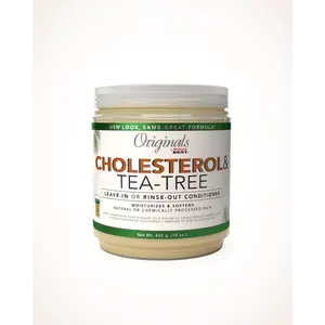 Cholesterol & Tea-Tree Leave-In or Rinse-Out Conditioner 426g