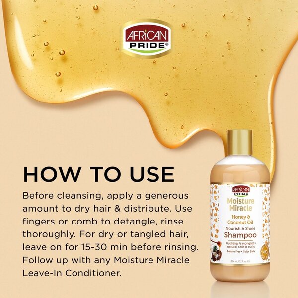 African Pride African Pride Moisture Miracle Honey, Chocolate & Coconut Oil Conditioner (354ml)
