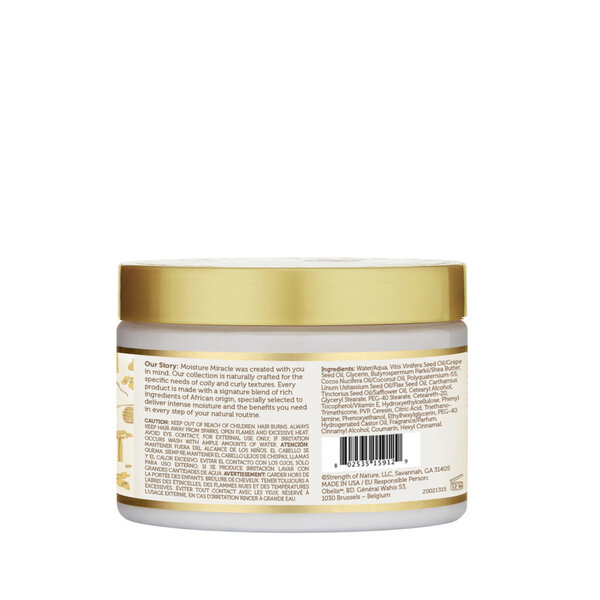 African Pride Africa Pride Moisture Miracle Shea Butter & Flaxseed Oil Curling Cream (340g)