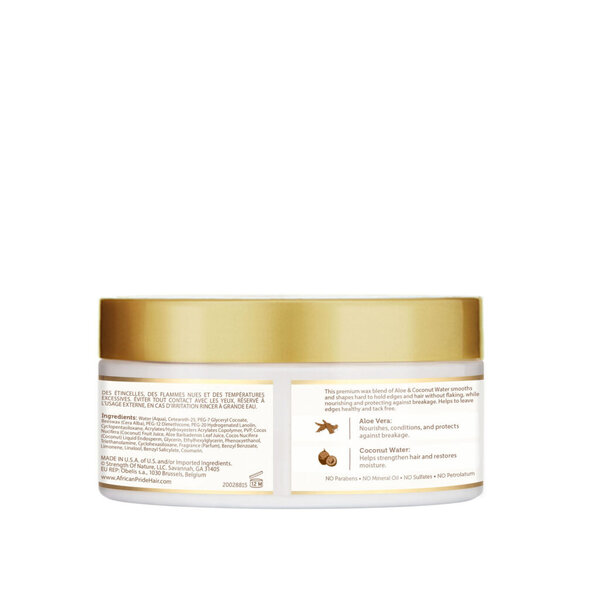 African Pride African Pride Moisture Miracle Maximum Hold Edge Styling Wax (170g)
