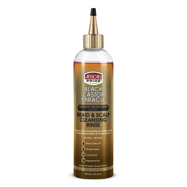 African Pride African Pride Black Castor Miracle Braid & Scalp Cleansing Rinse 355ml