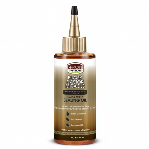 African Pride African Pride Black Castor Miracle Sealing Oil 177ml