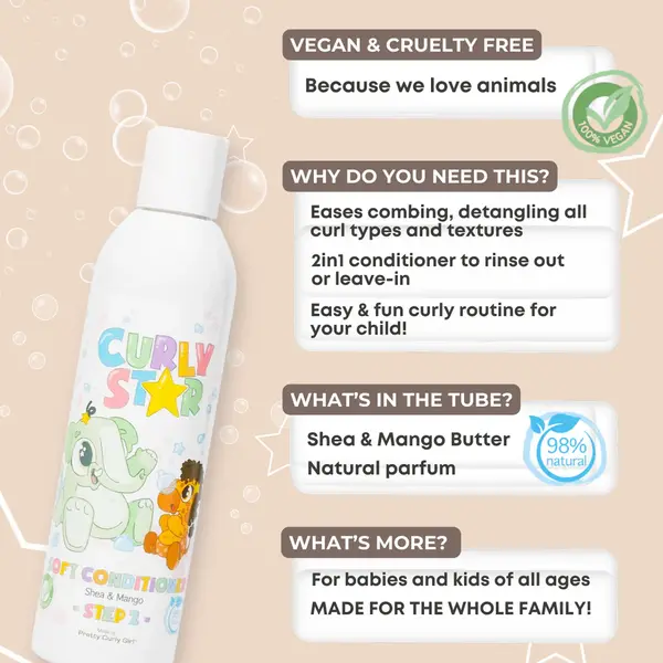 Curly Star Curly Star 2in1 Soft Conditioner 250ml