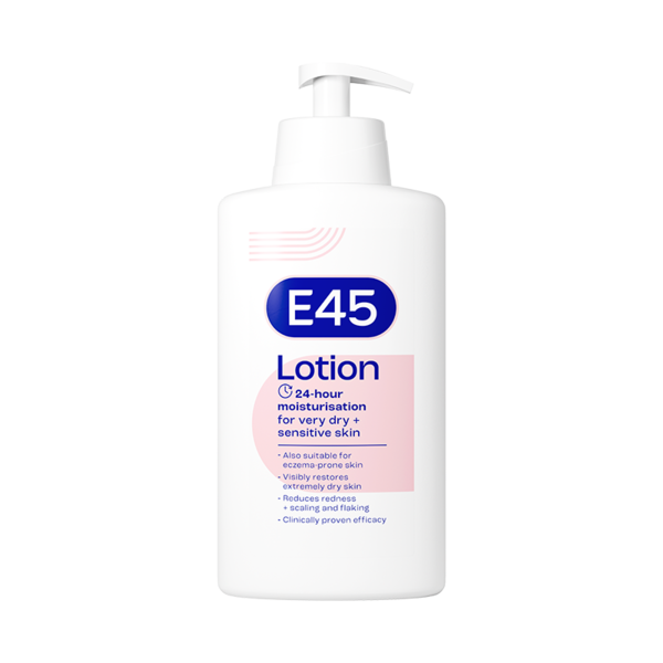 E45 E45 Moisturising Lotion 500ml – Daily Hydration for Dry & Sensitive Skin