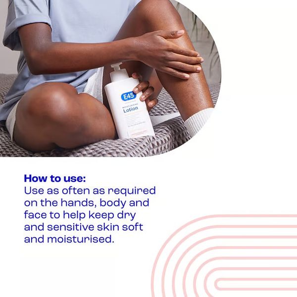 E45 E45 Moisturising Lotion 500ml – Daily Hydration for Dry & Sensitive Skin