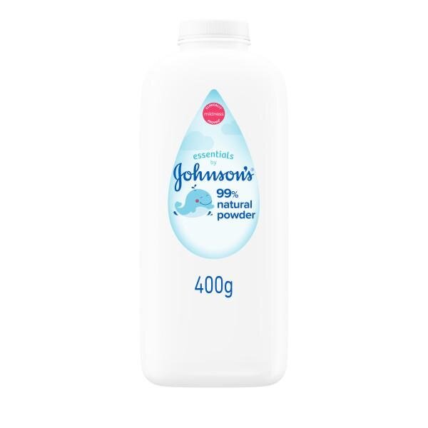 Johnson's JOHNSON’S® Baby Poeder 400g – Zachte Maïszetmeelformule voor Droge, Comfortabele & Zijdezachte Huid
