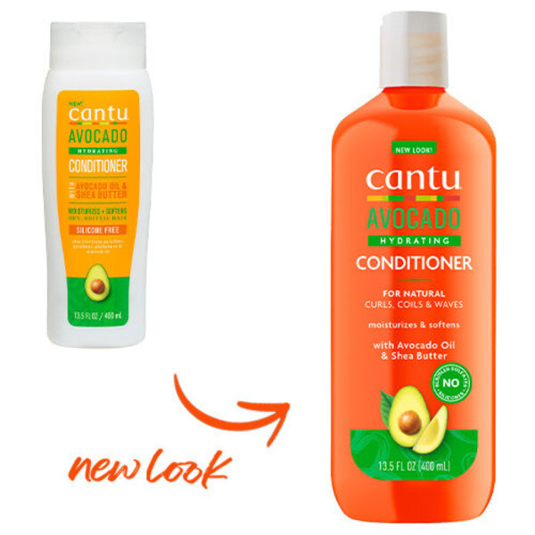 Cantu Cantu Avocado Hydraterende Crème Conditioner voor Droog & Krullend Haar 400ml