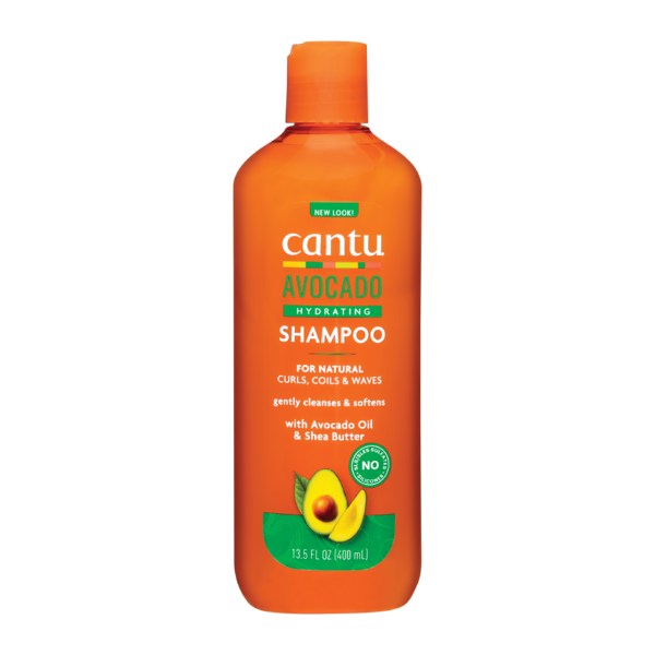Cantu Cantu Avocado Hydraterende Shampoo voor Droog, Breekbaar & Krullend Haar 400ml