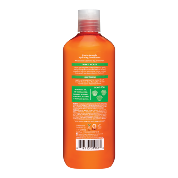Cantu Cantu Avocado Hydraterende Crème Conditioner voor Droog & Krullend Haar 400ml