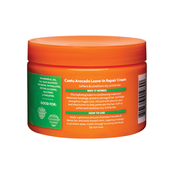 Cantu Cantu Avocado Hydraterende Leave-In Conditioner voor Droog & Beschadigd Haar 340g