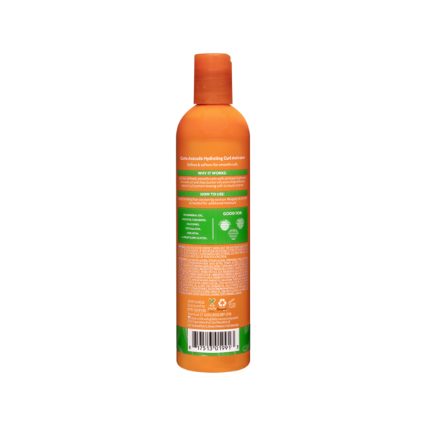 Cantu Cantu Avocado Hydraterende Krulactivator Crème voor Gedefinieerde & Pluisvrije Krullen 355ml