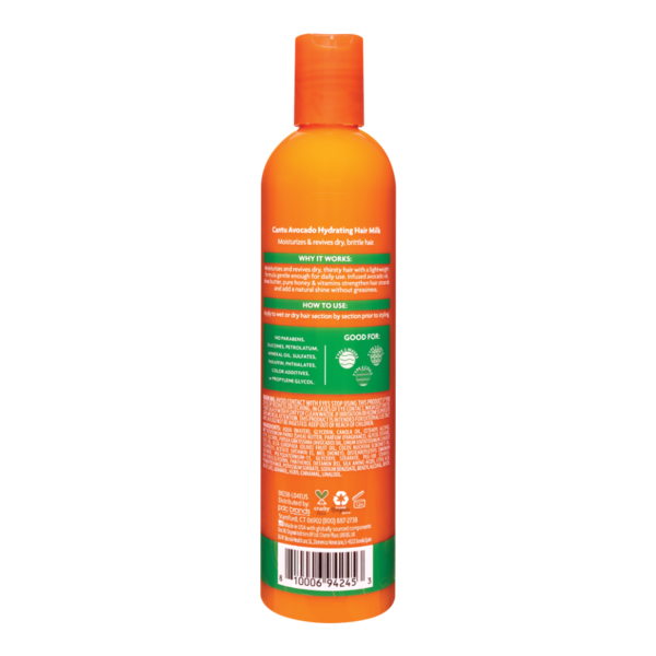 Cantu Cantu Avocado Hydraterende Lichte Hair Milk voor Voedend en Vetvrij Haar 355ml