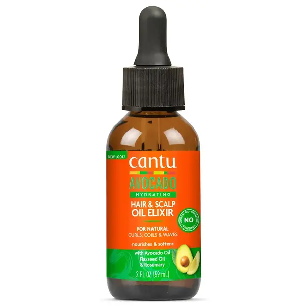Cantu Cantu Avocado Hydrating Hair Oil Elixir for Dry Scalp & Healthy Hair Growth 59ml