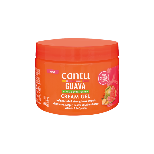 Cantu Cantu Guava Style and Strengthen Cream Gel for Moisture, Definition & Hair Growth 340g