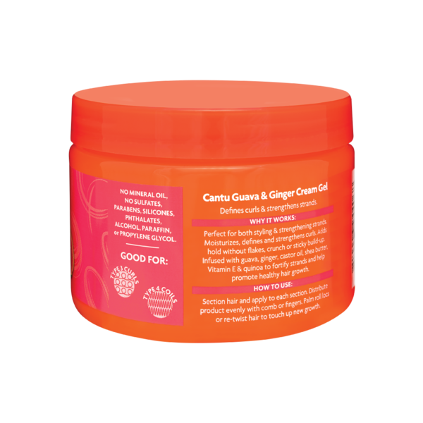Cantu Cantu Guava Style and Strengthen Cream Gel for Moisture, Definition & Hair Growth 340g