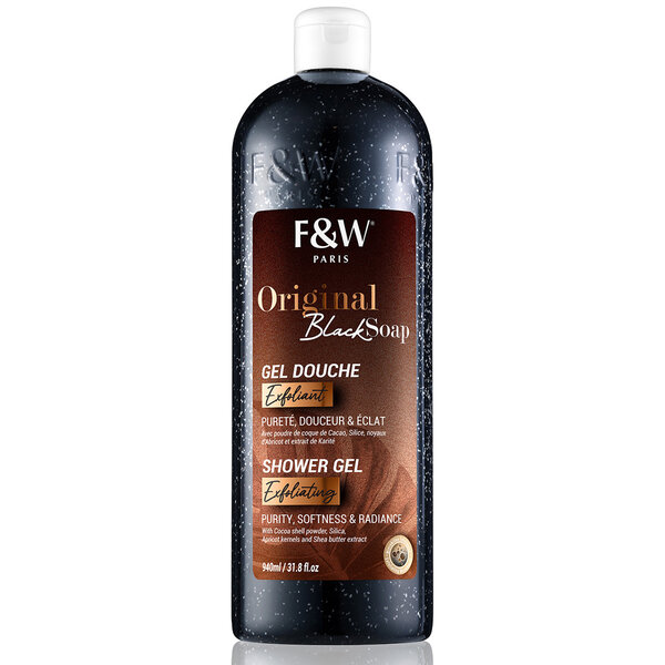 Fair & White Fair & White Zwarte Zeep Exfoliërende Douchegel – Diepe Reiniging & Stralende Huid 940ml
