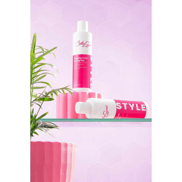 Curly Secret Curly Secret Popping Curls Styling Gel - Moisturizing & Curl-Defining (250ml)