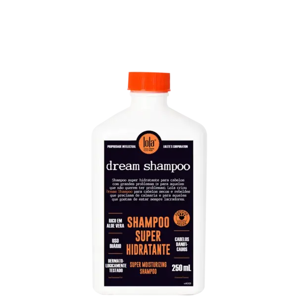 Lola Cosmetics Lola Dream Shampoo – Super Moisturizing Shampoo for Dry and Damaged Hair – 250ml
